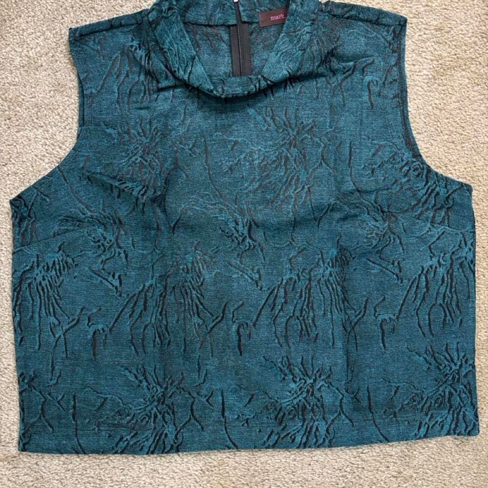 Avon Women's Green and Blue Blouse